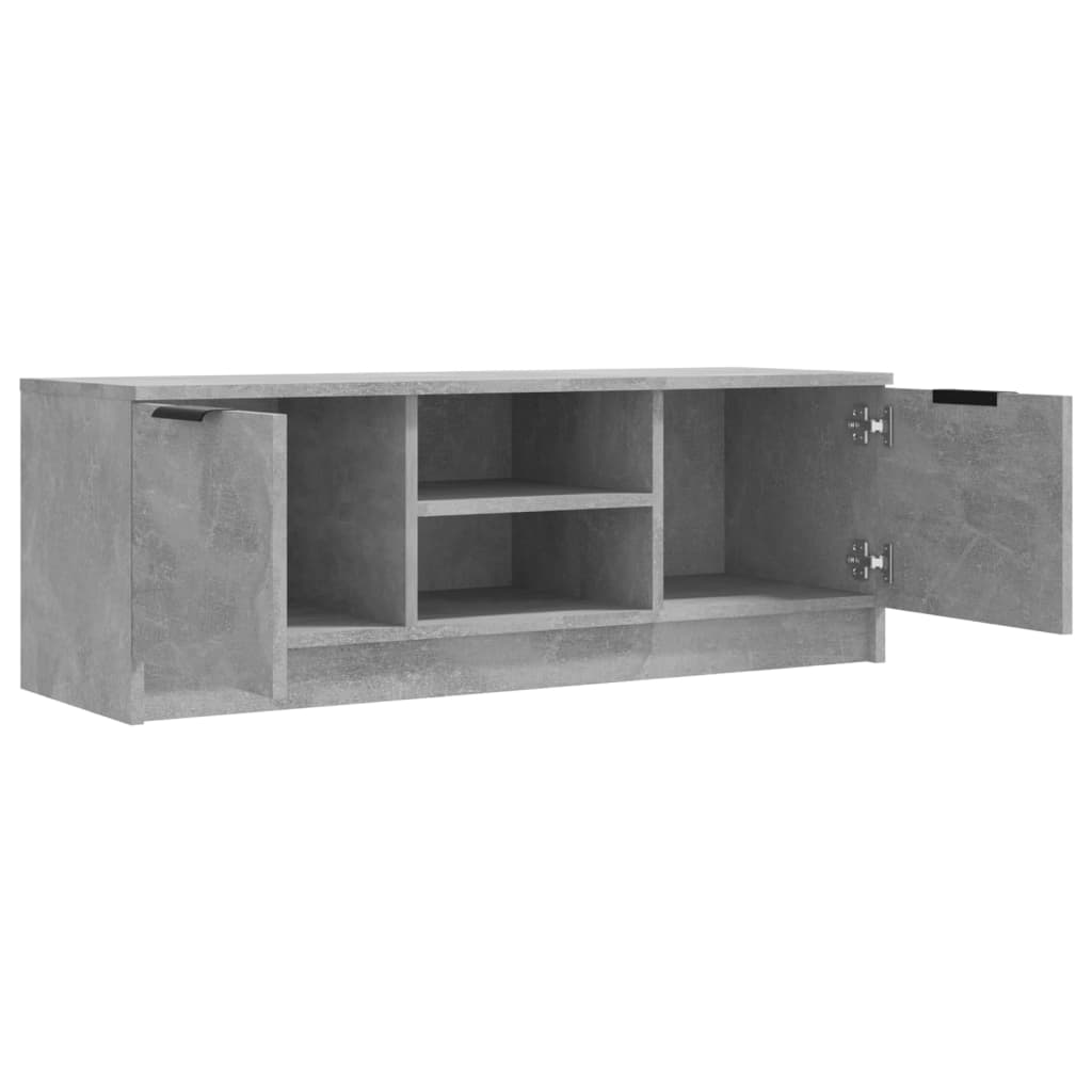 vidaXL TV-Schrank Betongrau 102x35x36,5 cm Holzwerkstoff