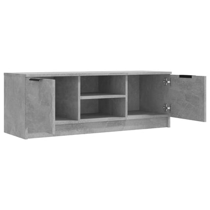 vidaXL TV-Schrank Betongrau 102x35x36,5 cm Holzwerkstoff