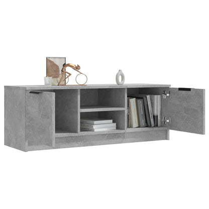 vidaXL TV-Schrank Betongrau 102x35x36,5 cm Holzwerkstoff