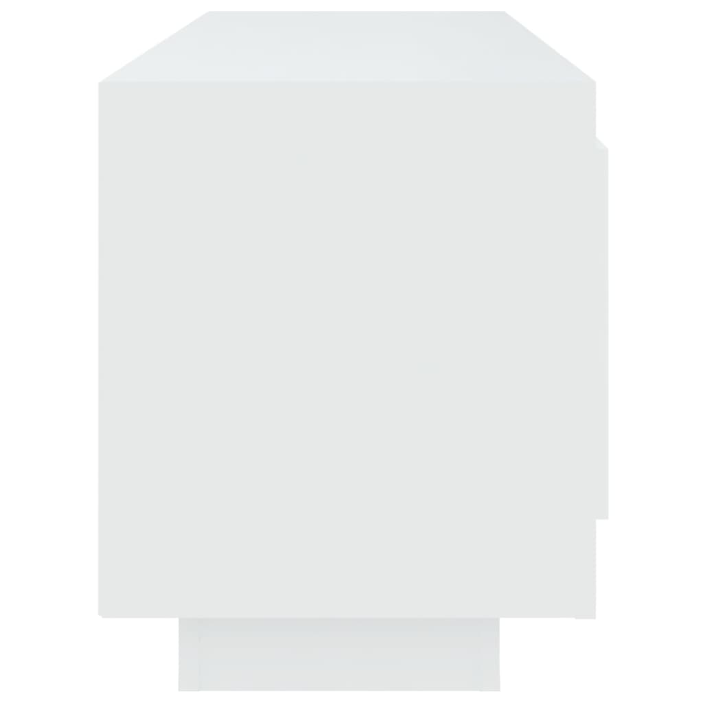 vidaXL Meuble TV blanc 102 x 35 x 45 cm Bois d'ingénierie
