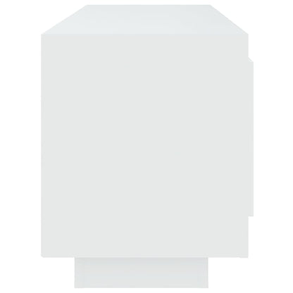 vidaXL Meuble TV blanc 102 x 35 x 45 cm Bois d'ingénierie
