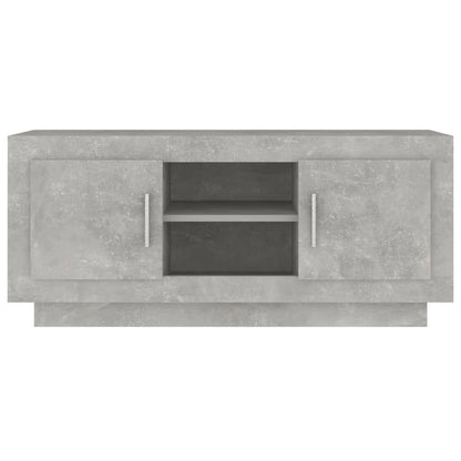 vidaXL TV-Schrank Betongrau 102x35x45 cm Holzwerkstoff