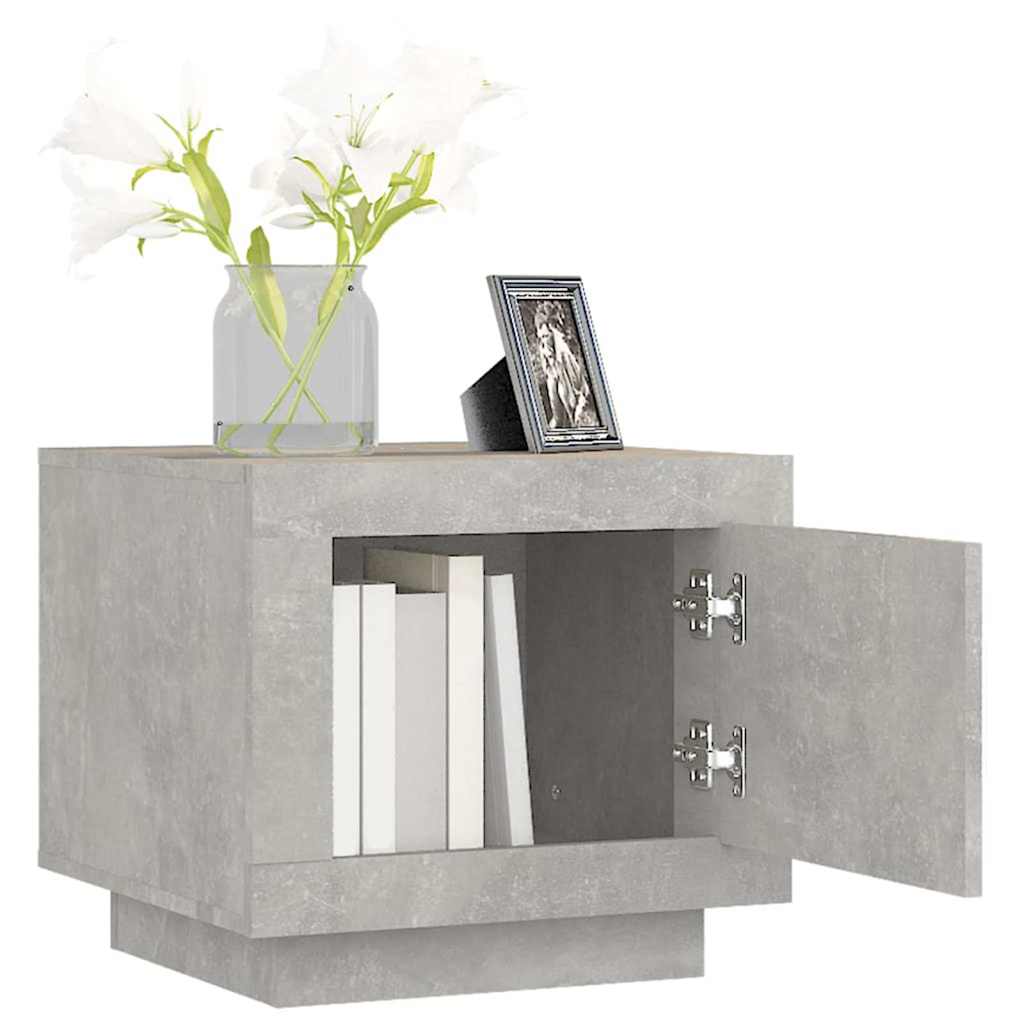 vidaXL Couchtisch Betongrau 51x50x45 cm Holzwerkstoff
