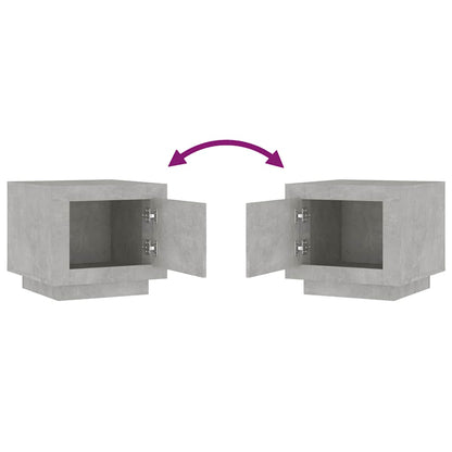 vidaXL Couchtisch Betongrau 51x50x45 cm Holzwerkstoff