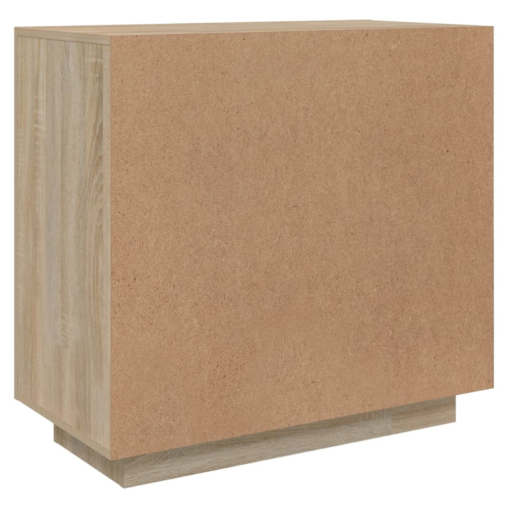 vidaXL Sideboard Sonoma-Eiche 80x40x75 cm Holzwerkstoff
