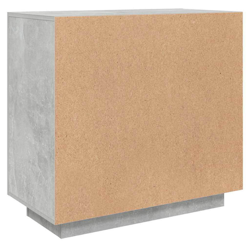 vidaXL Sideboard Betongrau 80x40x75 cm Holzwerkstoff