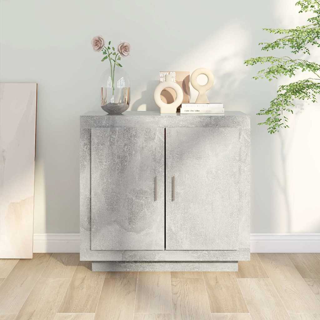 vidaXL Sideboard Betongrau 80x40x75 cm Holzwerkstoff