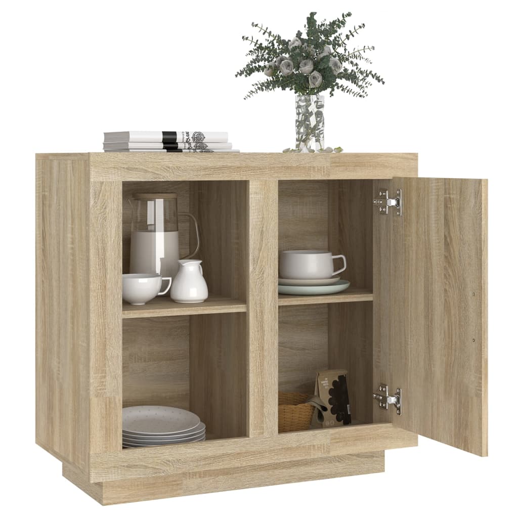 vidaXL Buffet Chêne Sonoma 80x40x75 cm