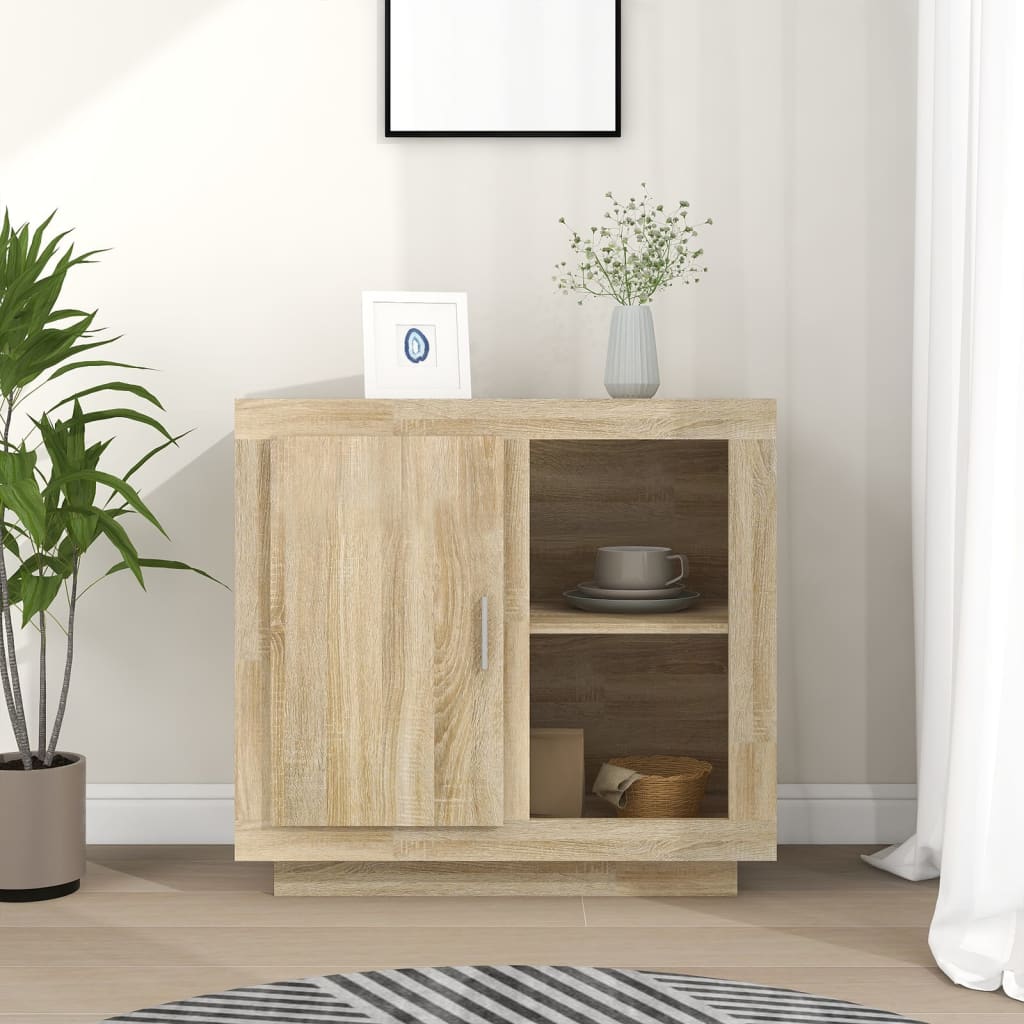 vidaXL Buffet Chêne Sonoma 80x40x75 cm