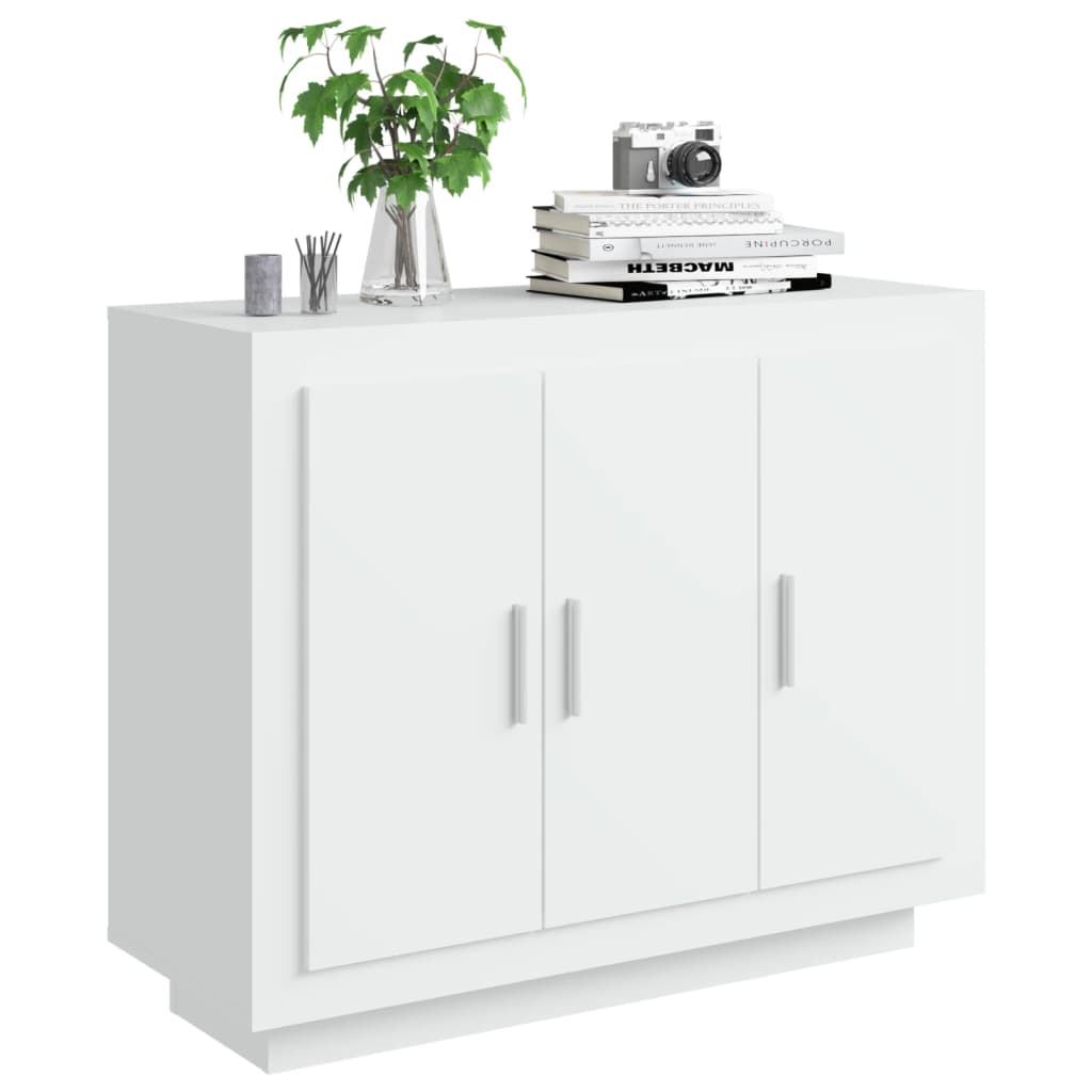 vidaXL Sideboard Weiß 92x35x75 cm Holzwerkstoff