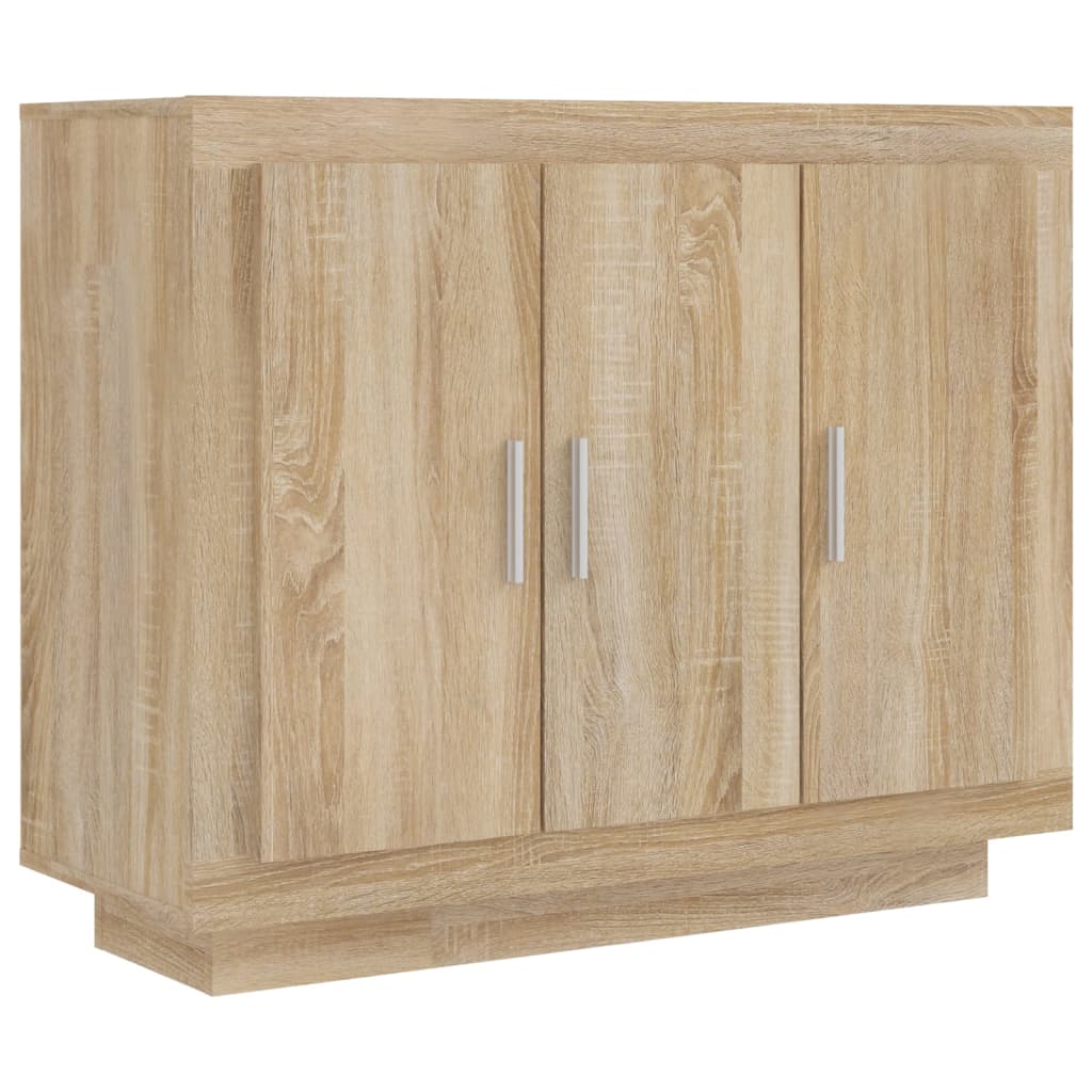 vidaXL Buffet chêne Sonoma 92x35x75 cm Aggloméré
