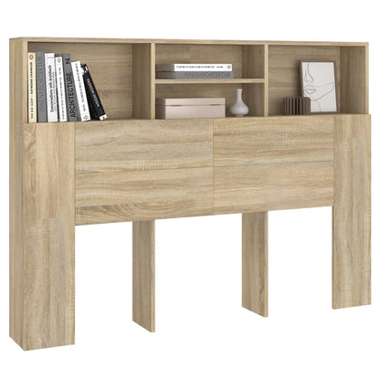 vidaXL Kopfteilschrank Sonoma-Eiche 140 x 19 x 103,5 cm