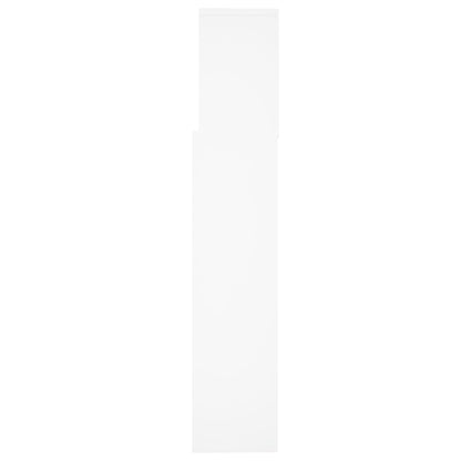vidaXL Tête de lit avec étagères Blanc 160x19x103,5 cm