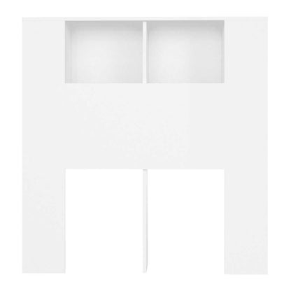 vidaXL Kopfteilschrank Weiß 100 x 18,5 x 102,5 cm