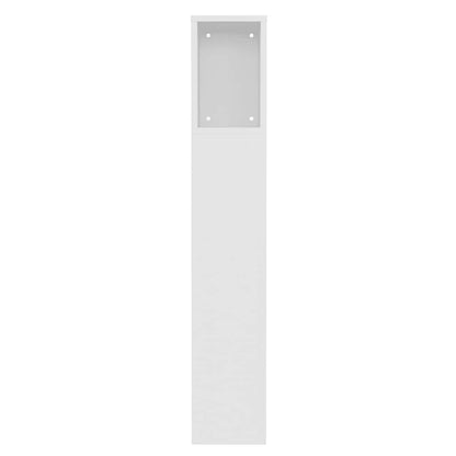 vidaXL Kopfteilschrank Weiß 100 x 18,5 x 102,5 cm