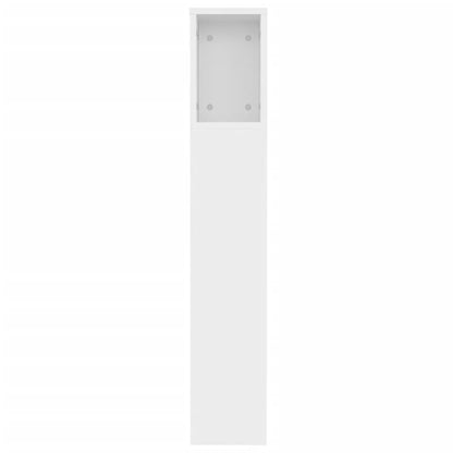 vidaXL Kopfteilschrank Weiß 120 x 18,5 x 102,5 cm