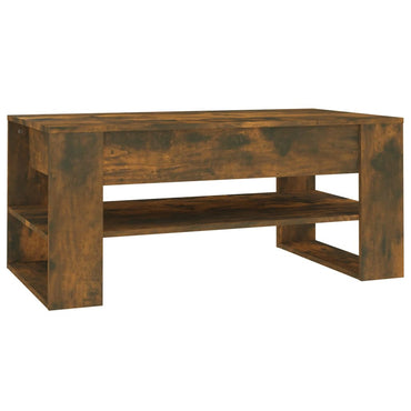 vidaXL Couchtisch Räuchereiche 102x55x45 cm Holzwerkstoff