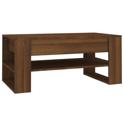 vidaXL Couchtisch Braun Eichen-Optik 102x55x45 cm Holzwerkstoff
