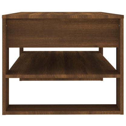 vidaXL Couchtisch Braun Eichen-Optik 102x55x45 cm Holzwerkstoff