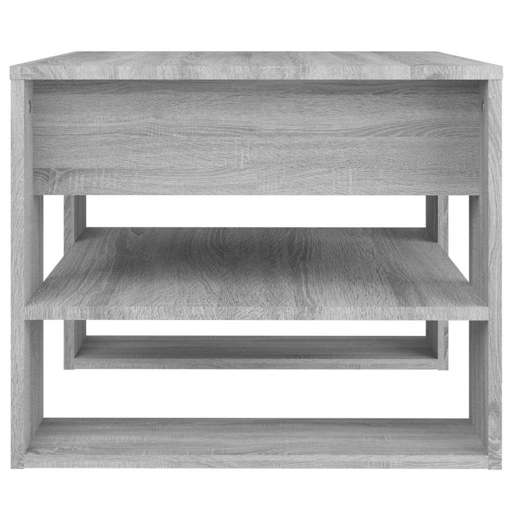 vidaXL Couchtisch Grau Sonoma 55,5x55x45 cm Holzwerkstoff