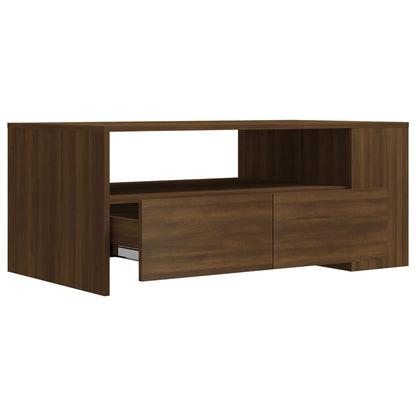 vidaXL Couchtisch Braun Eichen-Optik 102x55x42 cm Holzwerkstoff