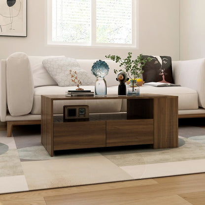 vidaXL Couchtisch Braun Eichen-Optik 102x55x42 cm Holzwerkstoff