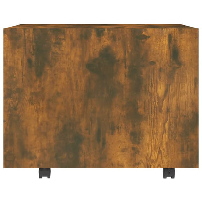 vidaXL Couchtisch Räuchereiche 55x55x40 cm Holzwerkstoff