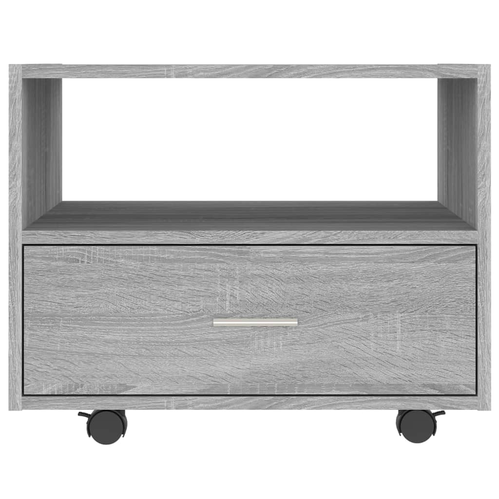 vidaXL Couchtisch Grau Sonoma 55x55x40 cm Holzwerkstoff
