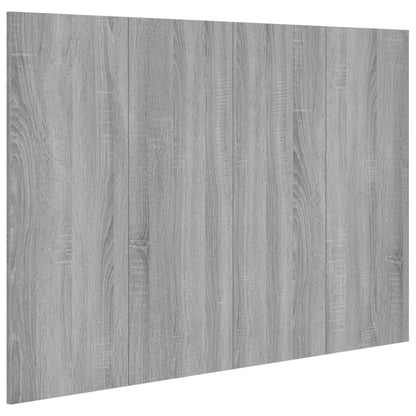 vidaXL Kopfteil Grau Sonoma 120x1,5x80 cm Holzwerkstoff