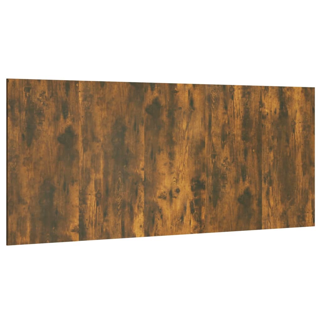 vidaXL Kopfteil Räuchereiche 200x1,5x80 cm Holzwerkstoff