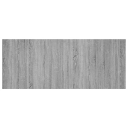 vidaXL Kopfteil Grau Sonoma 200x1,5x80 cm Holzwerkstoff