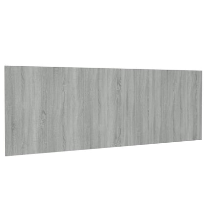 Wand Kopfteil Grau Sonoma 240x1,5x80 cm Holzwerkstoff