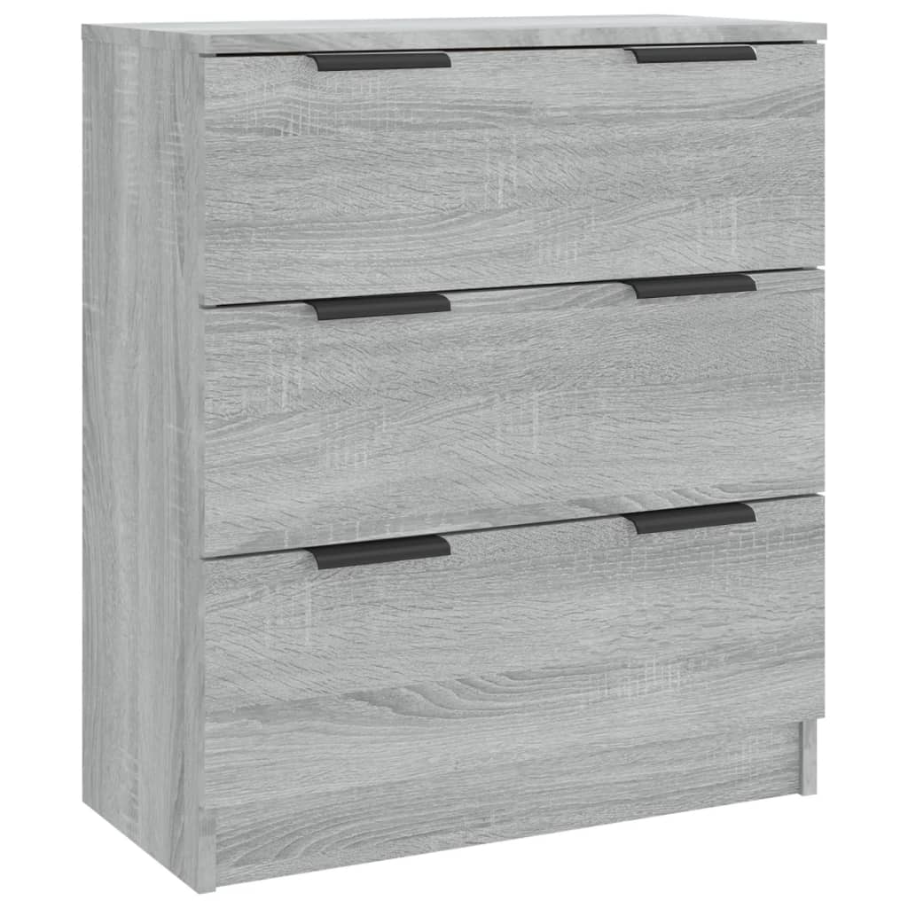 vidaXL Buffet gris Sonoma 60x30x70 cm bois d'ingénierie