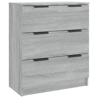 vidaXL Buffet gris Sonoma 60x30x70 cm bois d'ingénierie