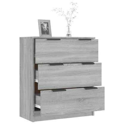 vidaXL Buffet gris Sonoma 60x30x70 cm bois d'ingénierie
