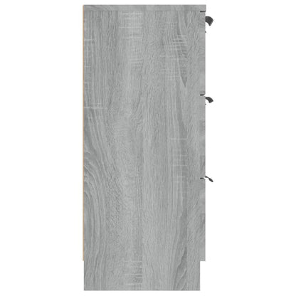vidaXL Buffet gris Sonoma 60x30x70 cm bois d'ingénierie