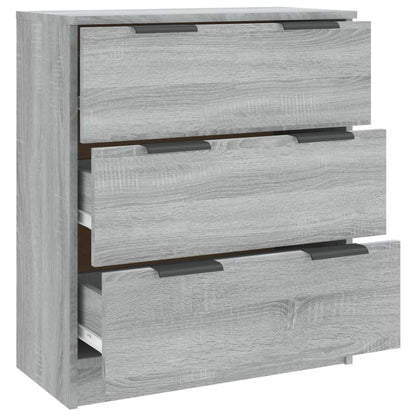 vidaXL Buffet gris Sonoma 60x30x70 cm bois d'ingénierie