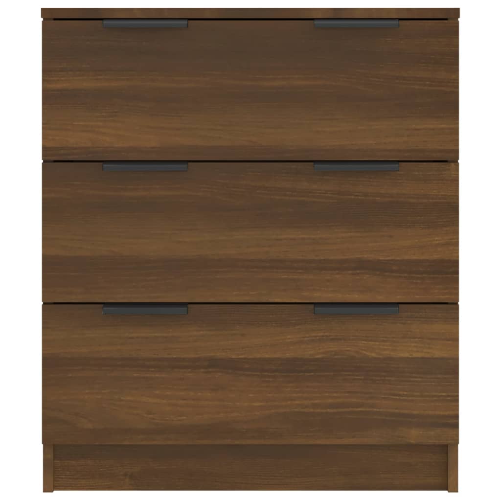 vidaXL Buffet marron aspect chêne 60x30x70 cm bois d'ingénierie