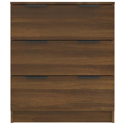 vidaXL Buffet marron aspect chêne 60x30x70 cm bois d'ingénierie