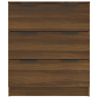 vidaXL Buffet marron aspect chêne 60x30x70 cm bois d'ingénierie