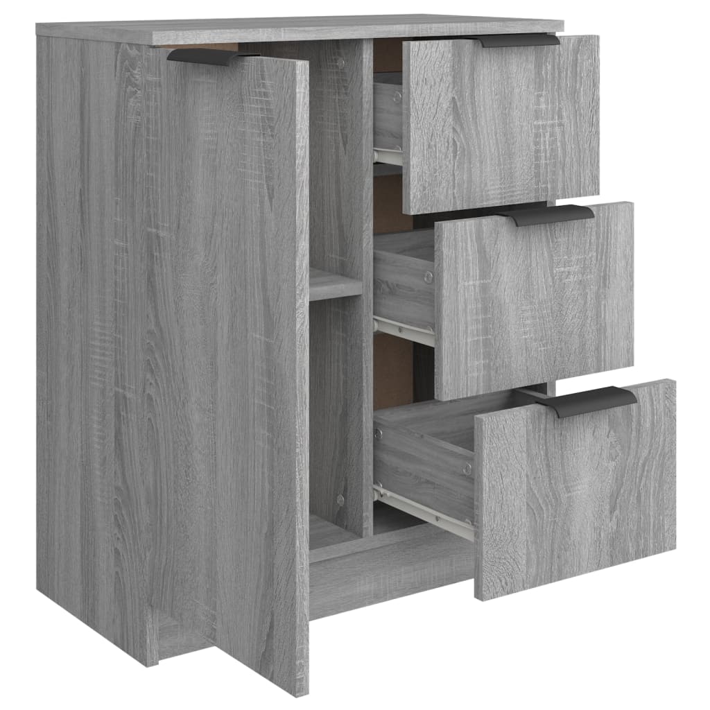vidaXL Sideboard Grau Sonoma 60x30x70 cm Holzwerkstoff