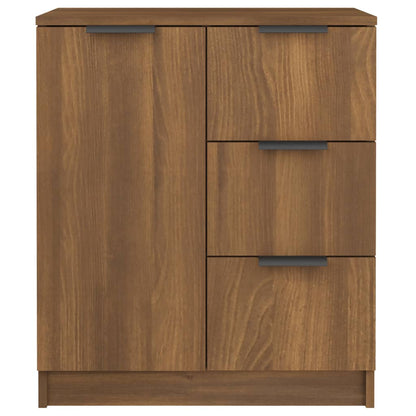 vidaXL Buffet marron aspect chêne 60x30x70 cm bois d'ingénierie
