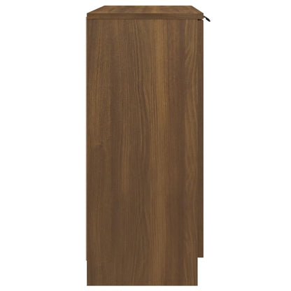 vidaXL Buffet marron aspect chêne 60x30x70 cm bois d'ingénierie