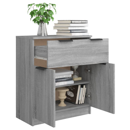 vidaXL Sideboard Grau Sonoma 60x30x70 cm Holzwerkstoff