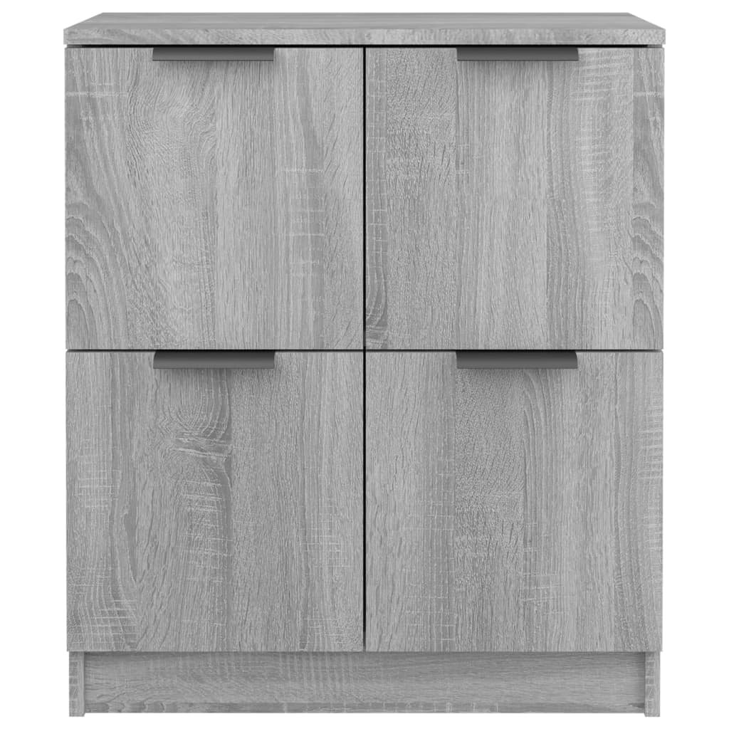 vidaXL Buffet gris Sonoma 60x30x70 cm bois d'ingénierie