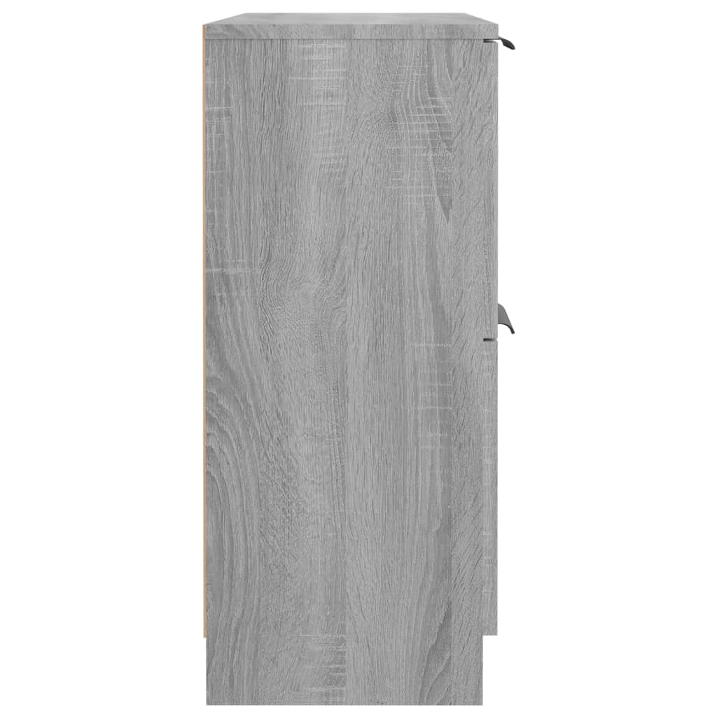 vidaXL Buffet gris Sonoma 60x30x70 cm bois d'ingénierie