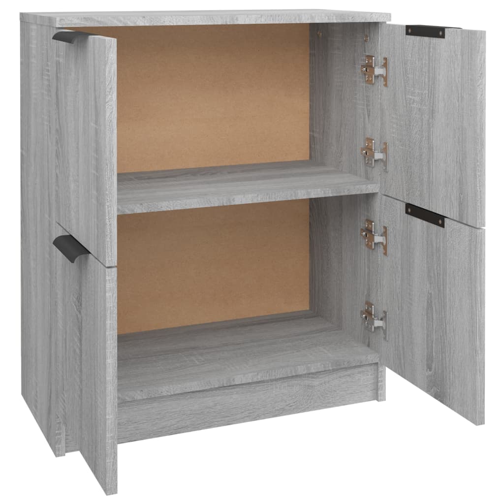 vidaXL Buffet gris Sonoma 60x30x70 cm bois d'ingénierie