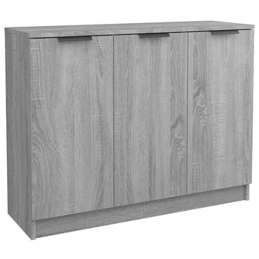 vidaXL Buffet gris Sonoma 90,5x30x70 cm Aggloméré