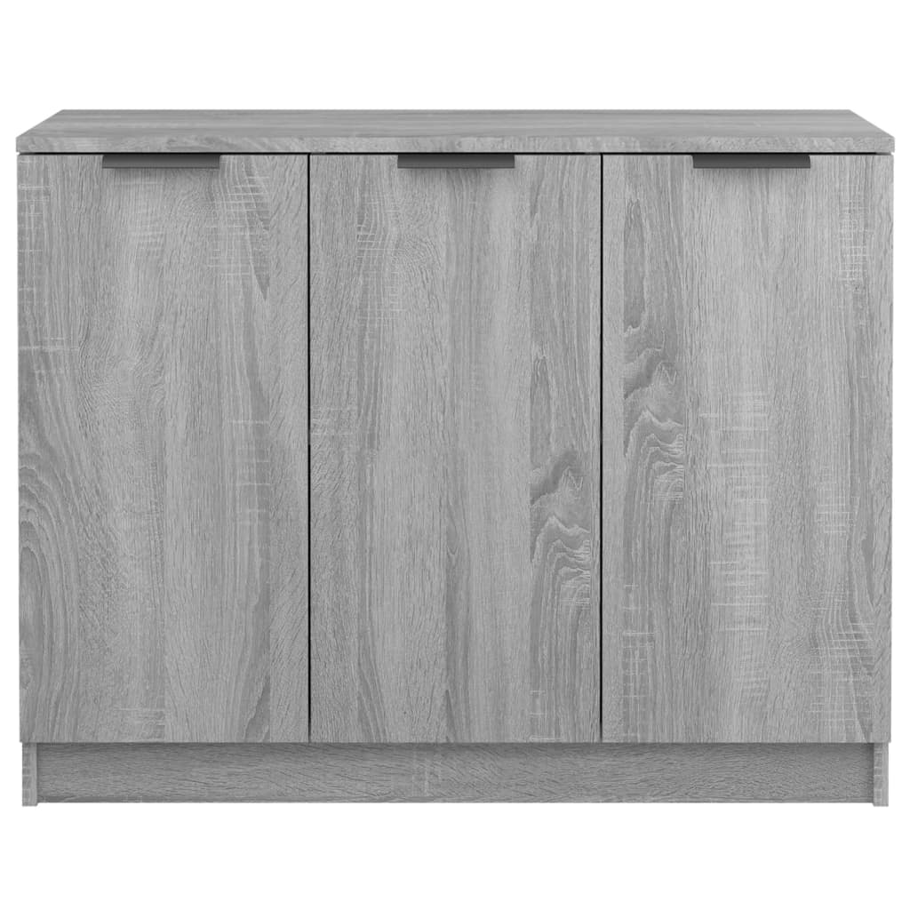 vidaXL Buffet gris Sonoma 90,5x30x70 cm Aggloméré