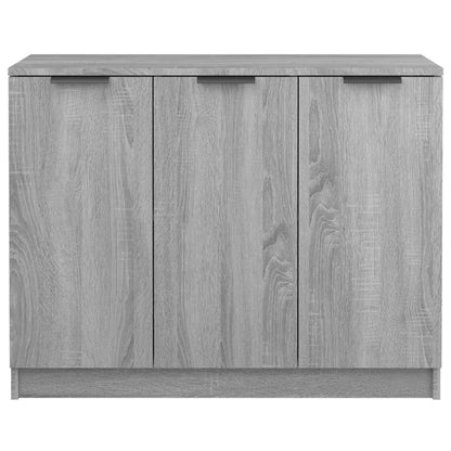vidaXL Buffet gris Sonoma 90,5x30x70 cm Aggloméré